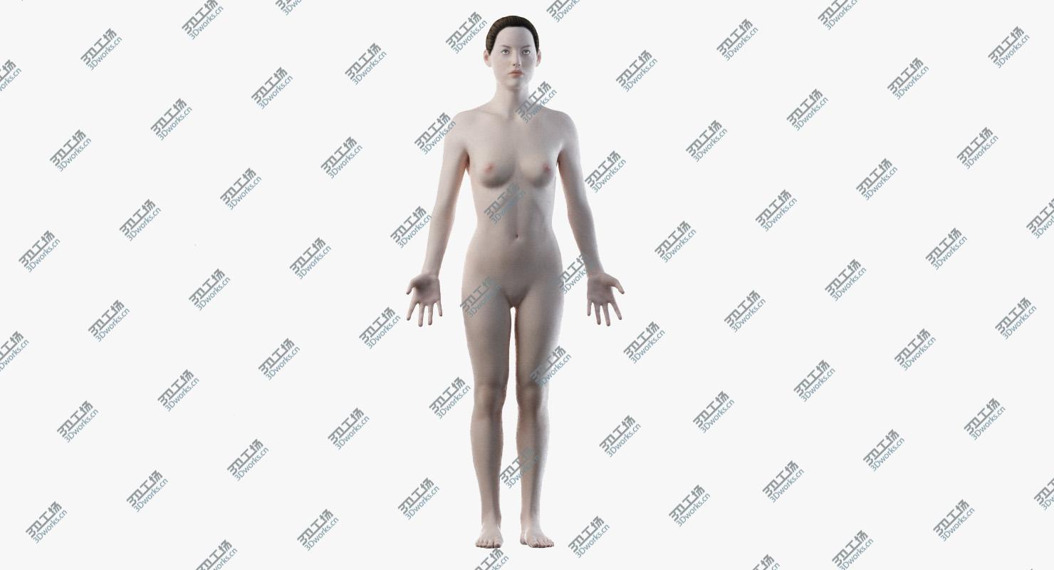 images/goods_img/202104092/3D Female Skin Skeleton Rigged model/4.jpg